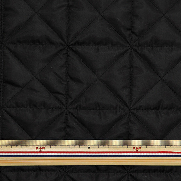 [From quantity 5] Fabric "Metallic Quilt Black HMF-18H-BK" KIYOHARA