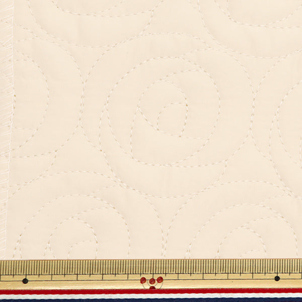 [From quantity 5] Fabric "Rose quilt-off white NRF-09H-OW" KIYOHARA