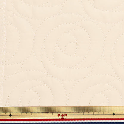 [From quantity 5] Fabric "Rose quilt-off white NRF-09H-OW" KIYOHARA