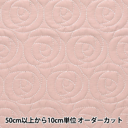 [From quantity 5] Fabric "Rose quilt pink NRF-09H-P" KIYOHARA