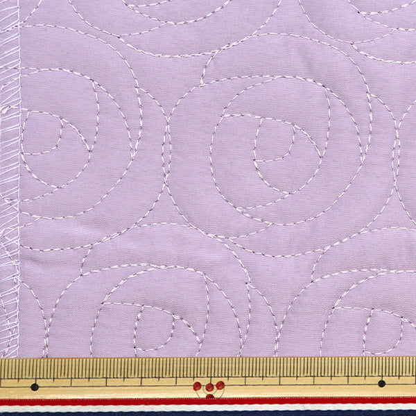 [From quantity 5] Fabric "Rose Quilt Purple NRF-09H-PA" KIYOHARA