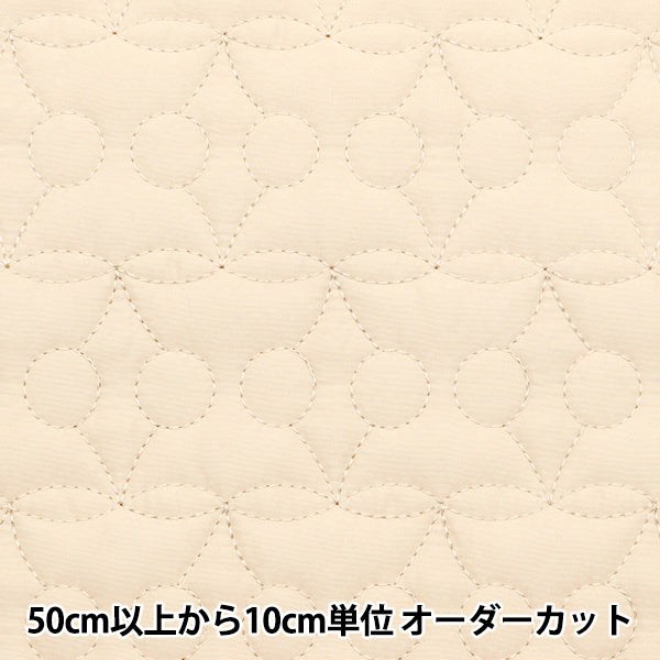 [From quantity 5] Fabric "Quilting Nerori Rose Cherry Quilt Off White NRF-10H-OW"