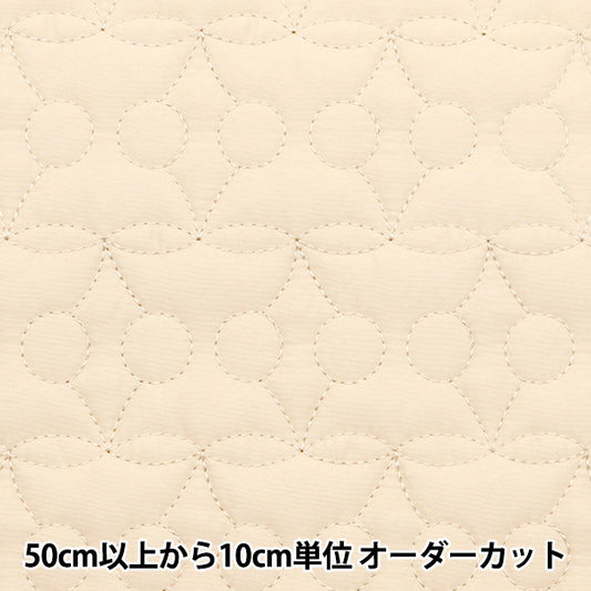 [From quantity 5] Fabric "Quilting Nerori Rose Cherry Quilt Off White NRF-10H-OW"