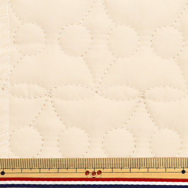 [From quantity 5] Fabric "Quilting Nerori Rose Cherry Quilt Off White NRF-10H-OW"