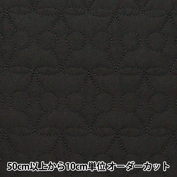 [From quantity 5] Fabric "Quilting Nerori Rose Cherry Quilt Black NRF-10H-BK"