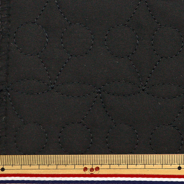[From quantity 5] Fabric "Quilting Nerori Rose Cherry Quilt Black NRF-10H-BK"