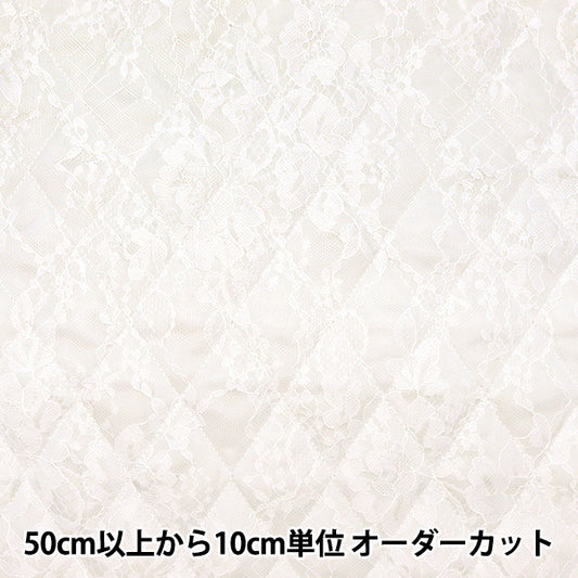 [From quantity 5] Fabric "Quilting Nerori Rose Race Quilt Off White NRF-11H-OW"