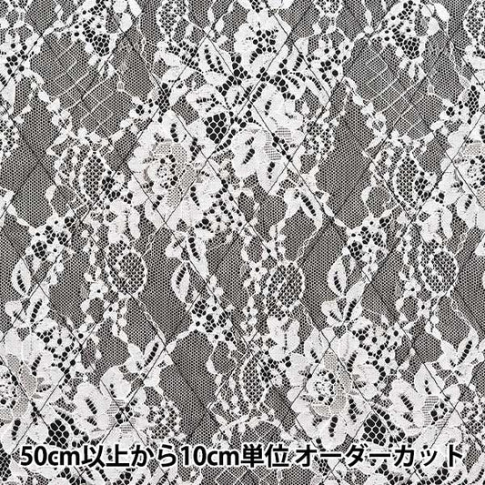 [From quantity 5] Fabric "Quilting Nerori Rose Lace Quilt Black NRF-11H-BK"