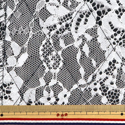 [From quantity 5] Fabric "Quilting Nerori Rose Lace Quilt Black NRF-11H-BK"