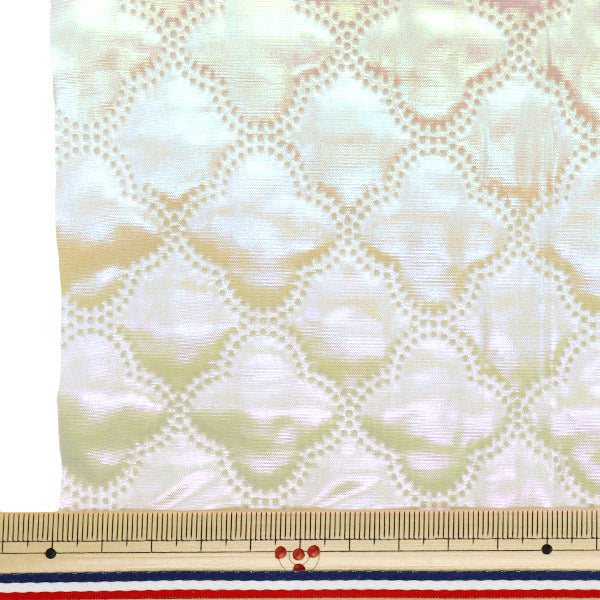 Fabric "Twinkle Quilt" Cut Cloth Approx. 135 x 50 cm Moroccan White C-Q5596-3A"