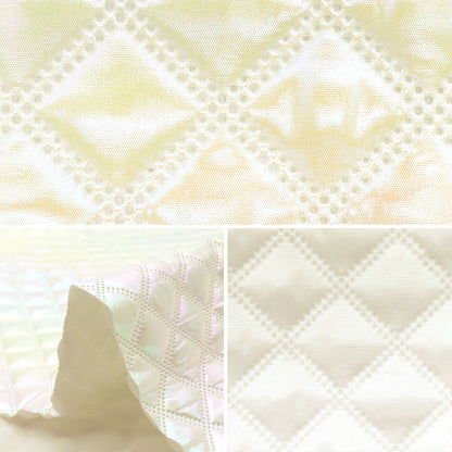 Fabric "Twinkle Quilt" Cut Cloth Approx. 135 x 50 cm Koushi White C-Q5596-4A"