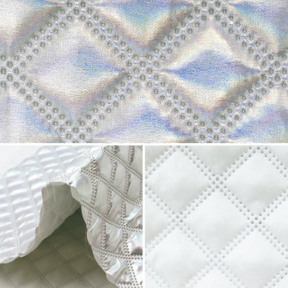 Fabric "Twinkle Quilt" Cut Cloth Approx. 135 x 50 cm Koushi Silver C-Q5596-4E"