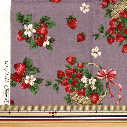 Fabric 『Sheeting UN/NO Cut Cloth Very Berry Approx. 110cm x 50cm Purple C-NN2318-12D"