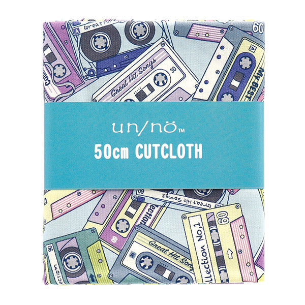 生地 『シーチング UN/NO カットクロス クリームシュプール 約110cm×50cm ブルー C-NN2323-12E』