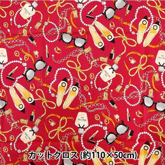 Fabric 『Sheeting UN/NO Cut Cloth Girls Approx. 110cm x 50cm C-NN2313-12C"