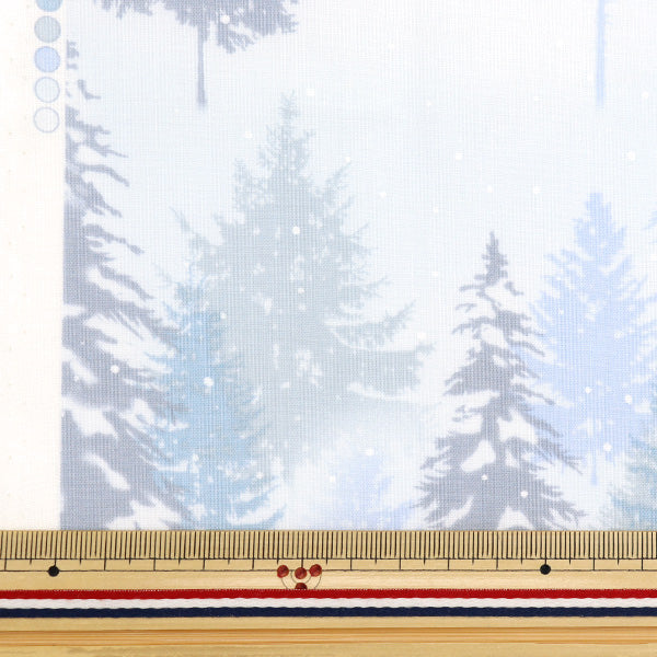 Fabric "Christmas print Cut Cloth Momino Thursday Winter Scenery Approximately 108cm x 50cm Saxophone C-DX10449L-A "