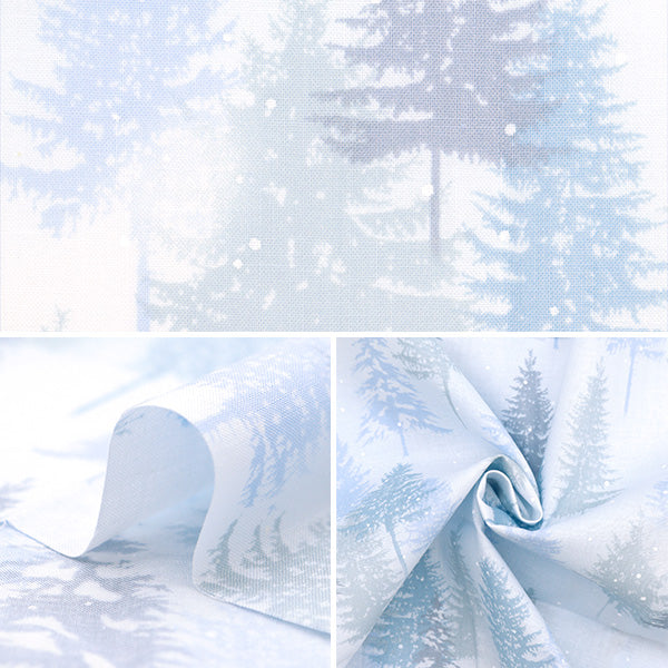 Fabric "Christmas print Cut Cloth Momino Thursday Winter Scenery Approximately 108cm x 50cm Saxophone C-DX10449L-A "