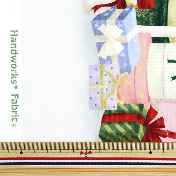 Fabric "Christmas tree panelCut Cloth Approximately 108cm x 73cm Ivory C-DX10617L-A"