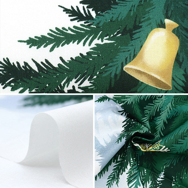 Fabric "Christmas tree panelCut Cloth Approximately 108cm x 73cm Ivory C-DX10617L-A"