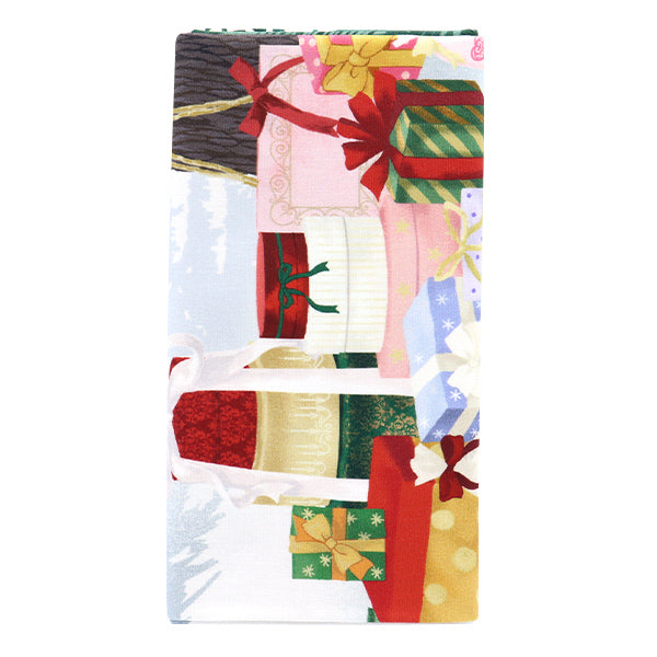 Fabric "Christmas tree panelCut Cloth Approximately 108cm x 73cm Ivory C-DX10617L-A"