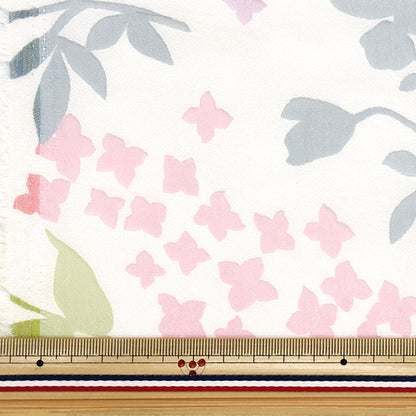 Fabric "Opal" Cut Cloth Approx. 110cm x 150cm Hydrangea pattern C-RAM-OB-2502"