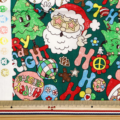 Fabric "Christmas print Cut Cloth Pop about 110cm x 50cm Green C-SS-2404-3C "