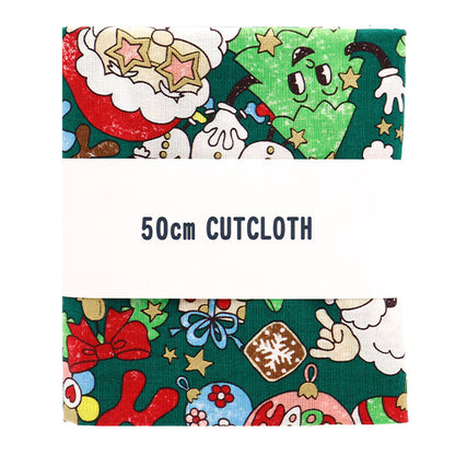 Fabric "Christmas print Cut Cloth Pop about 110cm x 50cm Green C-SS-2404-3C "