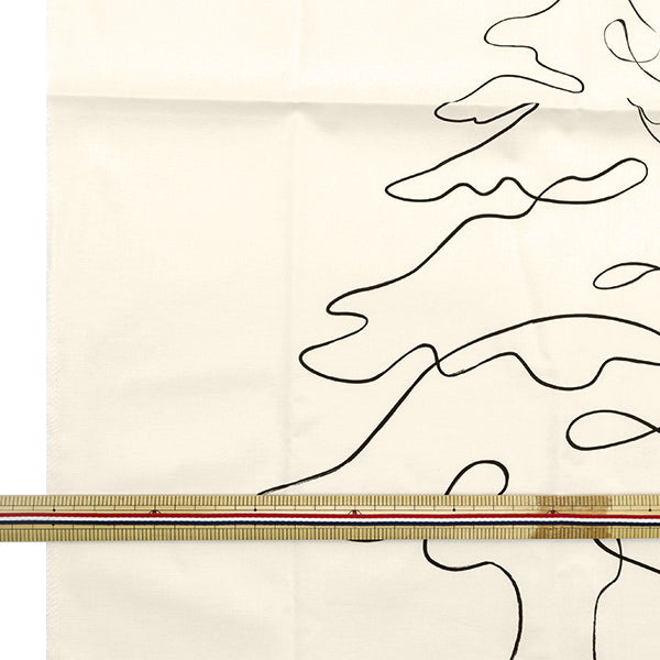 生地 『クリスマス パネルカットクロス B 約60cm×50cm オフホワイト C-XMAS-6050B』