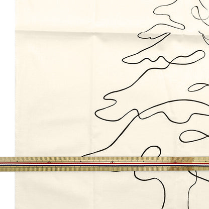 生地 『クリスマス パネルカットクロス B 約60cm×50cm オフホワイト C-XMAS-6050B』