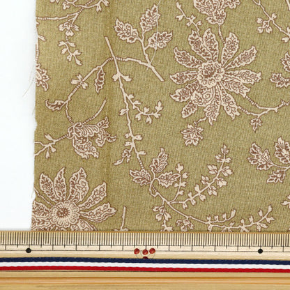 生地 『パッチワーク カットクロス 約33cm×50cm マルグリット グリーン C-DG10651S-E』