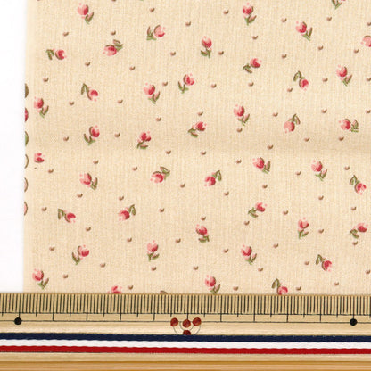 Fabric 『Quilting Cut Cloth Approx. 33cm x 50cm Bourgong Beige C-DG10654S-B"
