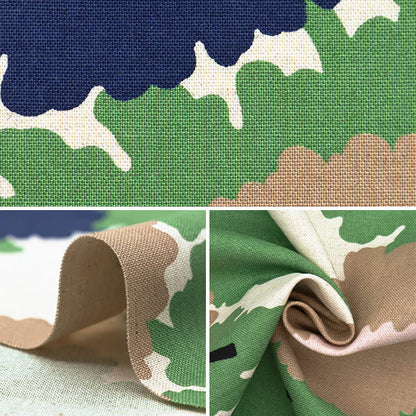 [Quantity starting from 5] Fabric "Usako fabric, cotton, linen canvas, navel, ivory fabric, UP5933-C" COTTON KOBAYASHI