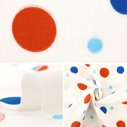 [Quantity from 5] Fabric 『double gauze Marumaru no Maru Osaka DMA-OSK"