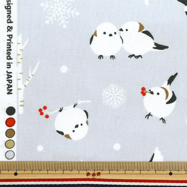 [Quantity starting from 5] Fabric 『Oxford Shima Enaga Grey AP51104-2D"