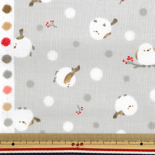 [Quantity starting from 5] Fabric 『Sheeting Shima Enaga Grey AP51202-1E"