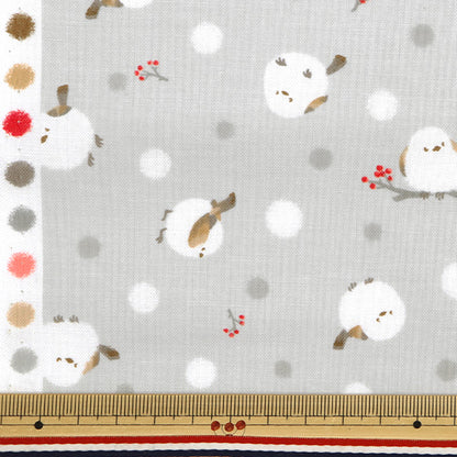 [Quantity starting from 5] Fabric 『Sheeting Shima Enaga Grey AP51202-1E"