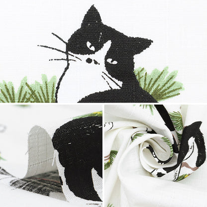 [Quantity starting from 5] Fabric "Dobby Hachiware Cat White AP51103-2A"