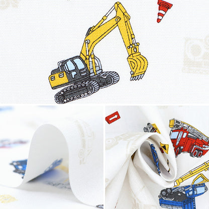 [Quantity starting from 5] Fabric "CB Print Kids Land Working Kuruma Ivory SP2511L-11A"