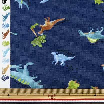 [Quantity starting from 5] Fabric "CB Print Kids Land Dinosaur Navy SP2511L-13E"