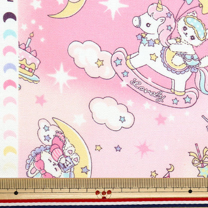 [Quantity starting from 5] Fabric 『Oxford Vanilla Pop Fancy Dream Pink AP51203-3B"