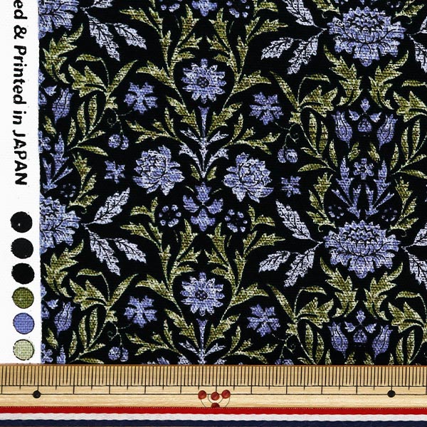 [Quantity starting from 5] Fabric 『Oxford Essential Garden Victoria Navy AP51801-1D"