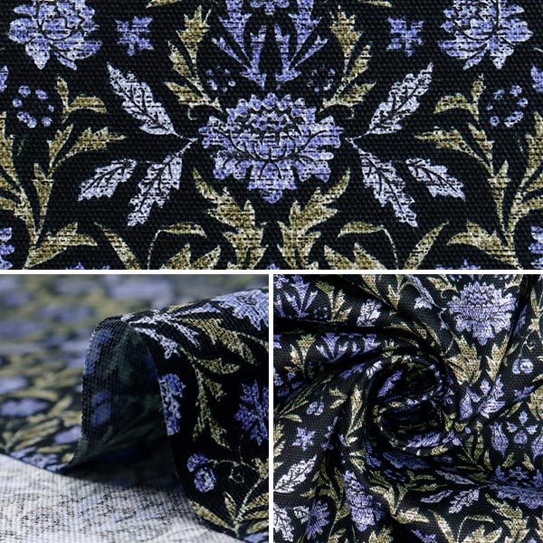 [Quantity starting from 5] Fabric 『Oxford Essential Garden Victoria Navy AP51801-1D"