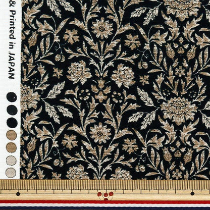 [Quantity starting from 5] Fabric 『Oxford Essential Garden Victoria Black AP51801-1E"