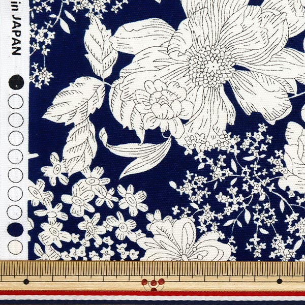 [Quantity starting from 5] Fabric 『Oxford Essential Garden Sunflower Navy AP51801-3E"