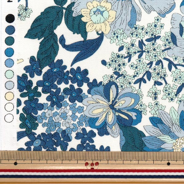 [Quantity starting from 5] Fabric 『Oxford Essential Garden Sunflower Blue AP51801-3A"
