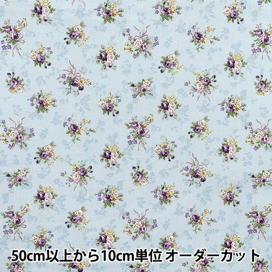 [Quantity starting from 5] Fabric 『Sheeting Lulu Bouquet Euphoria Saxophone RU2500-13C" Quilt Gate Quilt Gate