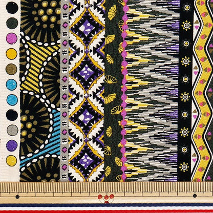 [Quantity starting from 5] Fabric 『Sheeting African-style stripe, color B AP52804-2B"
