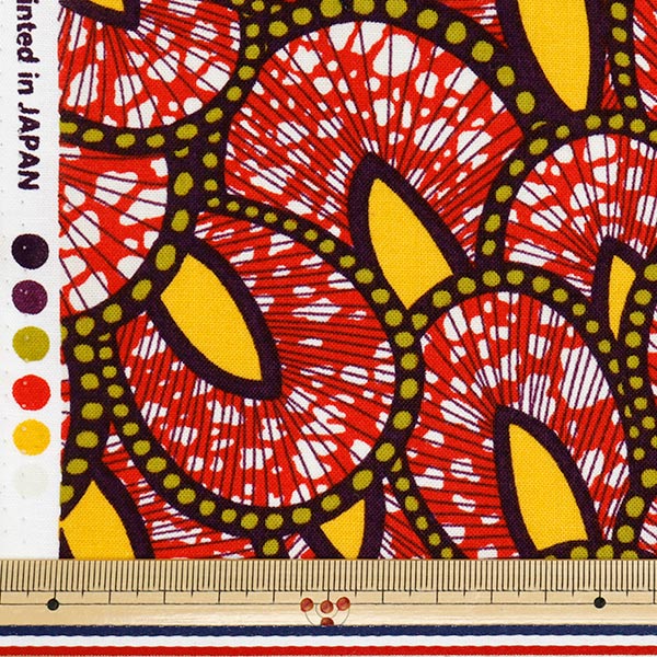 [Quantity starting from 5] Fabric 『Sheeting African-style Scale Color A AP52805-2A"