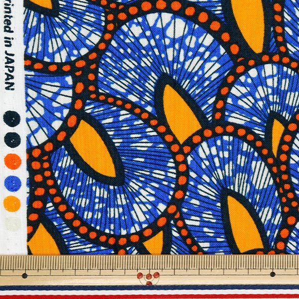 [Quantity starting from 5] Fabric 『Sheeting African-style Scale Color B AP52805-2B"