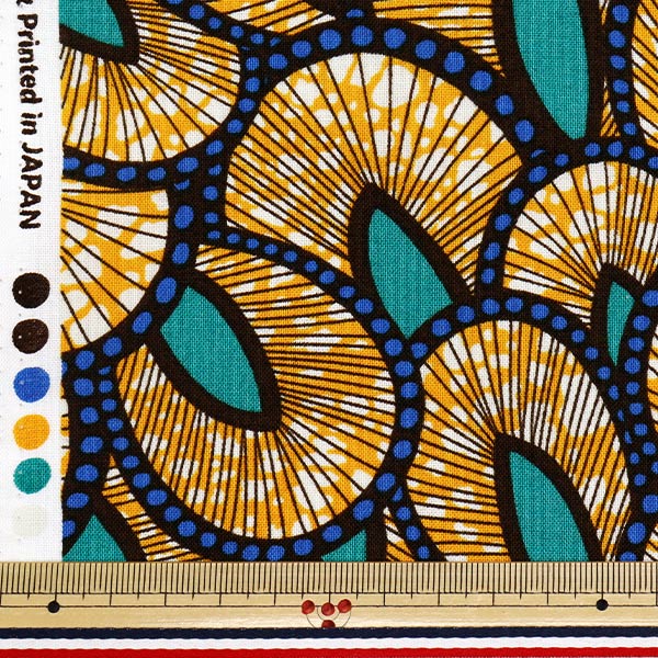[Quantity starting from 5] Fabric 『Sheeting African-style Scale Color C AP52805-2C"